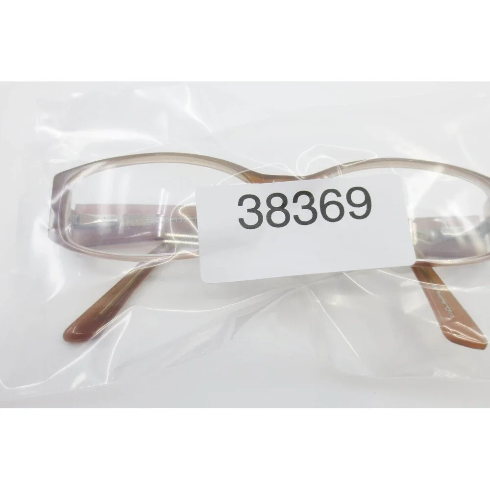 Karen Kane Novella Natural Brown Rectangular Eyeglass Frames Rhinestone